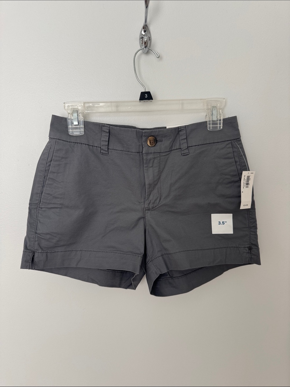 Old Navy Women's 3.5" Gray Cotton Blend Shorts